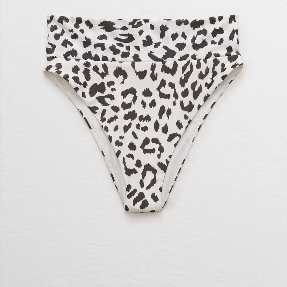 **Aerie High Cut Cheeky Cheetah Print Bikini Bottoms | Women's Swimwear**